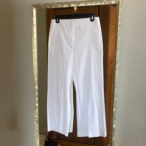 Theory white summer pants